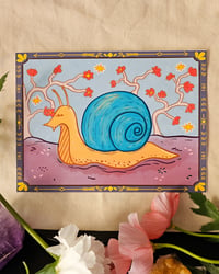 Image 1 of Blue Shell Snail || Print