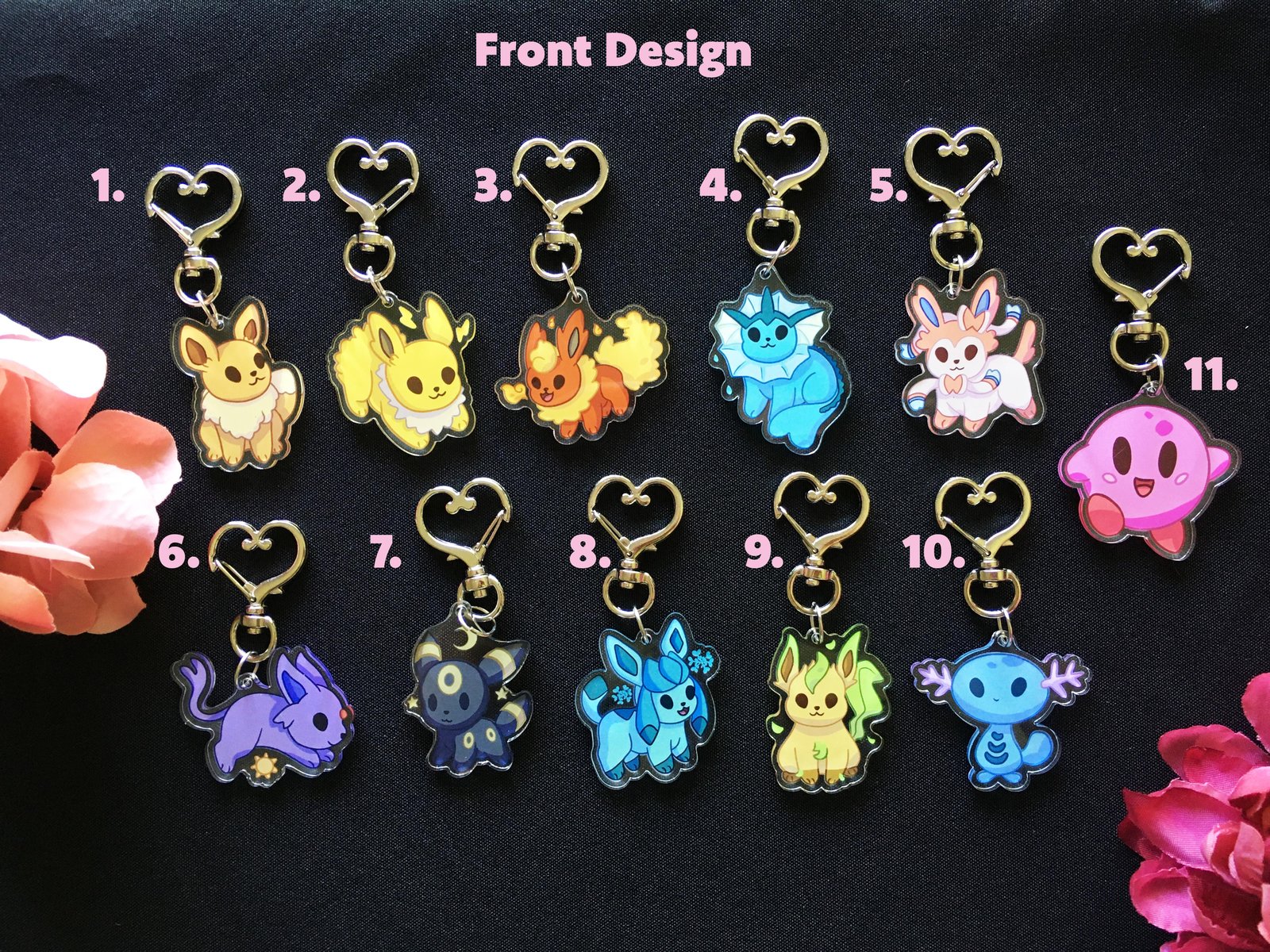 PKMN and Kirbyy Keychains | Hiyomii