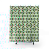 Image 1 of Starlite Starbrite Aqua Shower Curtain