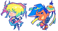 Image 3 of Promare Holographic Stickers