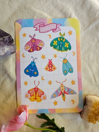 Image 1 of Celestial Moths || Sticker Sheet