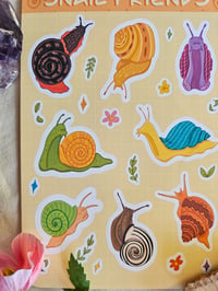 Image 3 of Snail Friends || Sticker Sheet