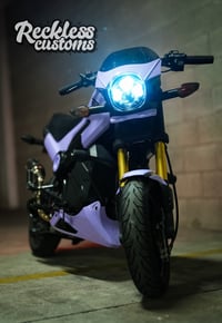 Image 3 of NAVi 110 Venom Cafe Black Fairing Windshield