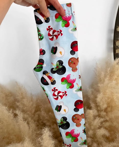 Image of Christmas Mouse Leggings 