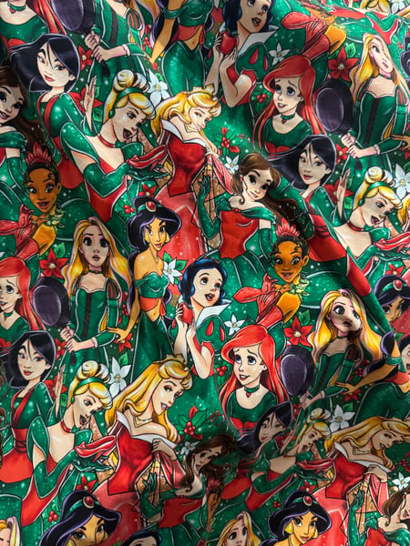 Image of A quintessential Princess Christmas Leggings 