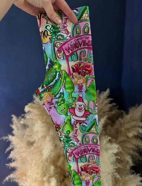 Image of It’s a Grinchmas Leggings 