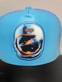 Image 2 of AMSO UNIVERSITY BLUE LEATHER SNAP