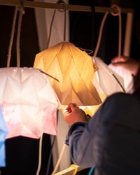 Image 7 of Linea in carta Ecologica Riciclata/ Recycled Paper Lamps