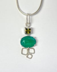 Image 1 of Pendentif onyx vert