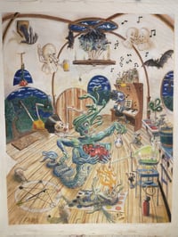 Image 1 of Doxa Velco ORIGINAL painting