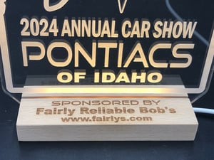 Image of Custom Clear Acrylic Light Up Trophies and Sponsorship Awards