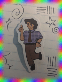 Marvin Vinyl Sticker