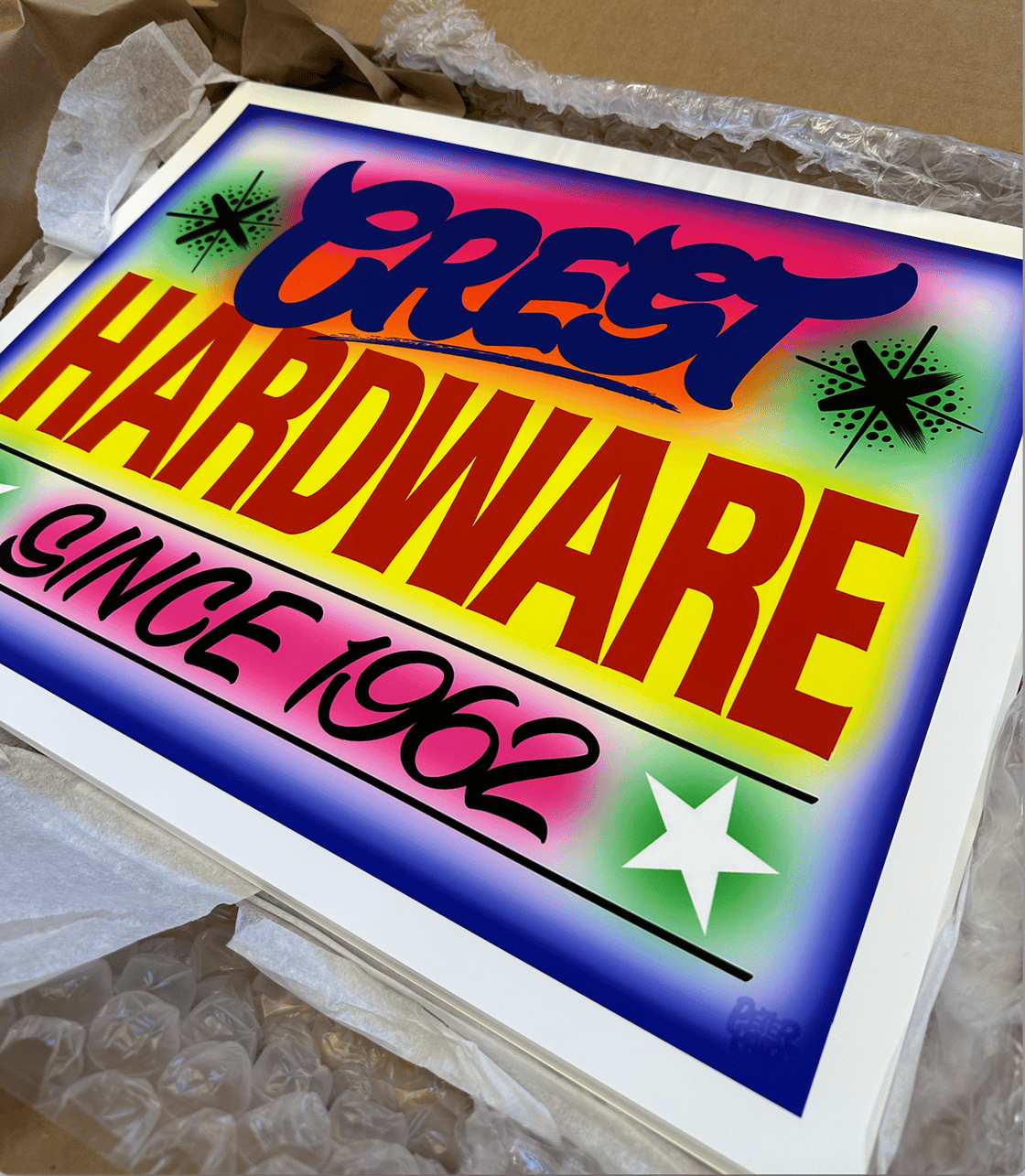 Image of Peter Paid Crest Hardware Print