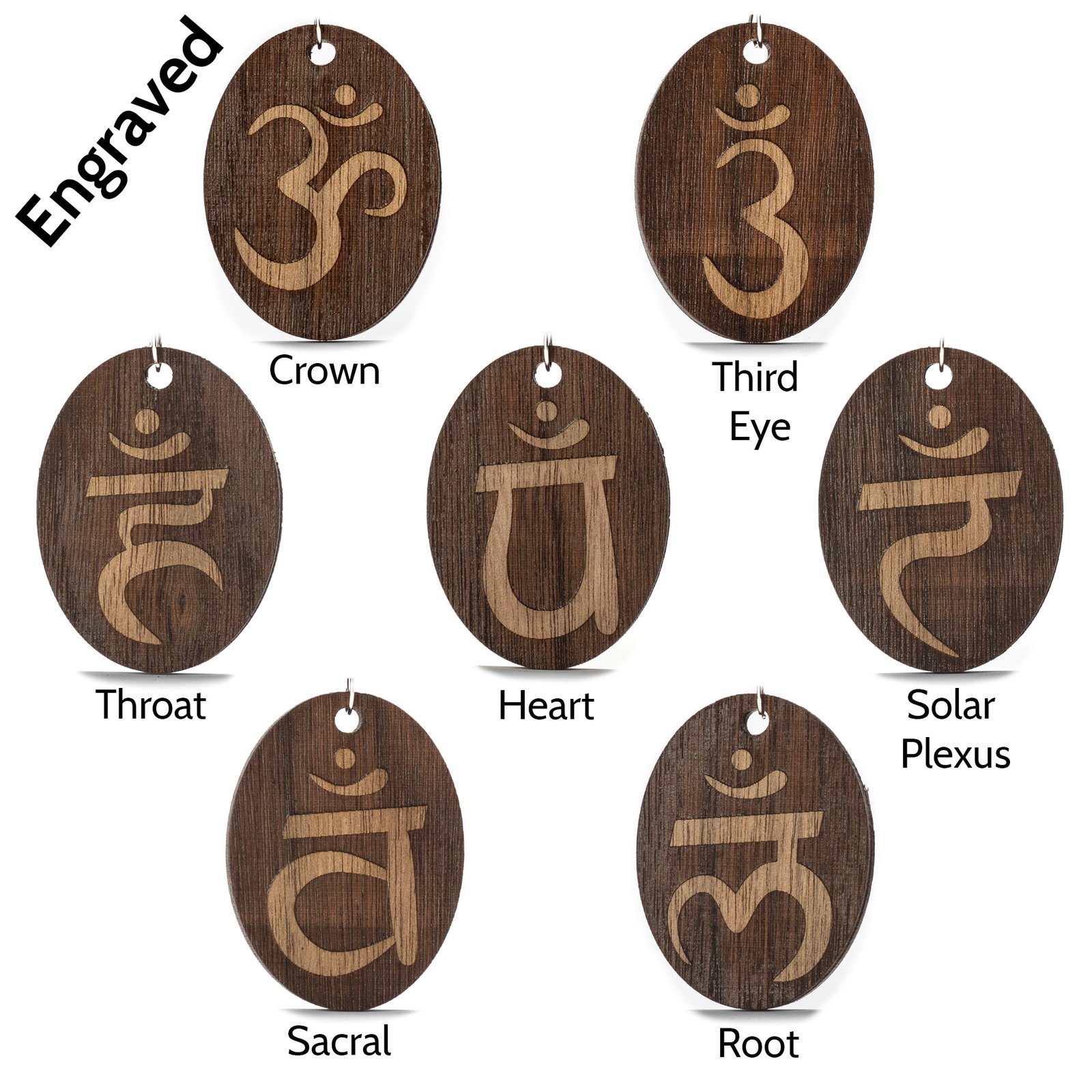 Chakra Energy Centers Pendants | Living Sky Craft