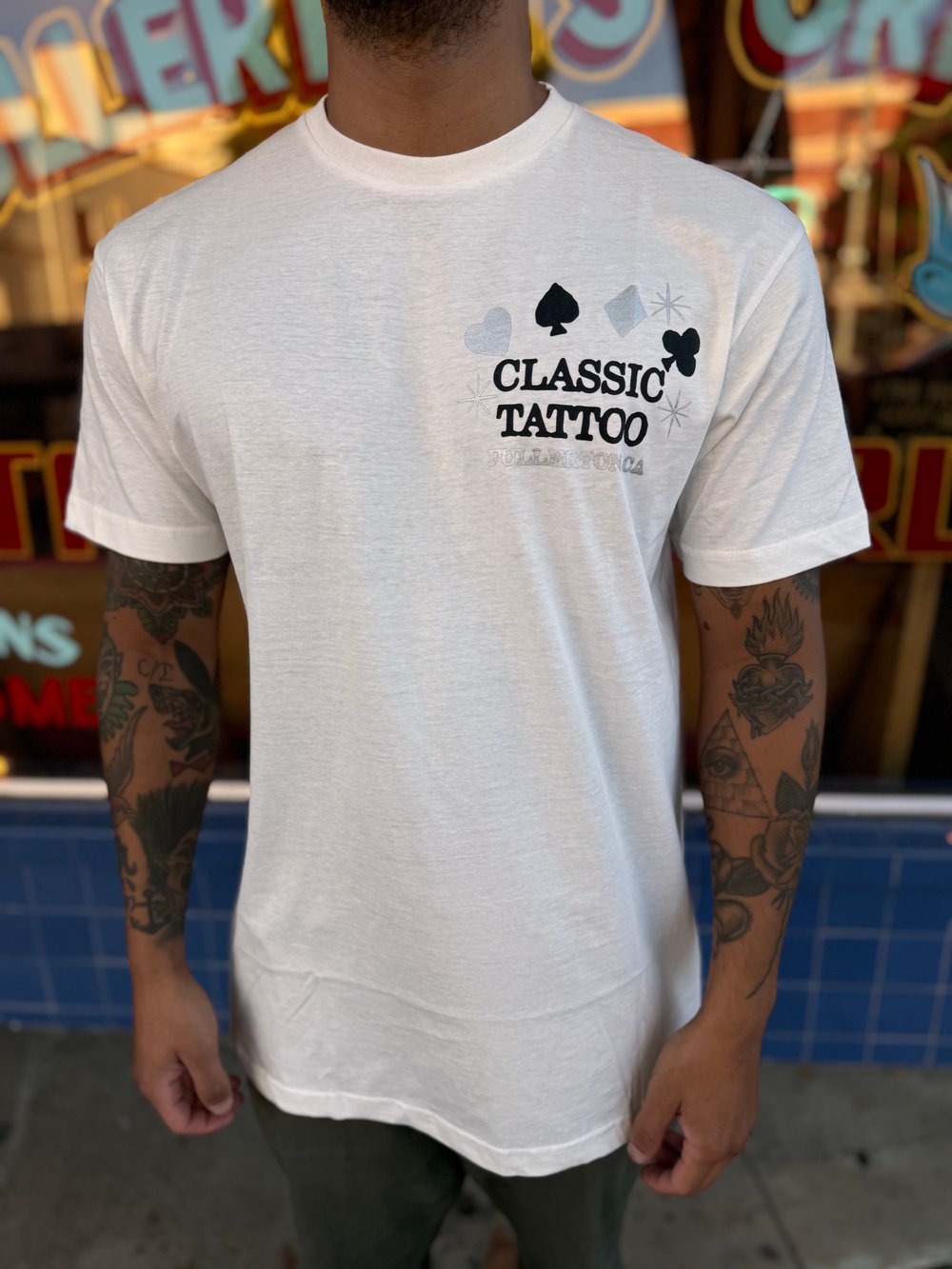 Image of Classic T,  Metallic Silver