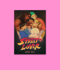 "STREET LOVER" Art Print
