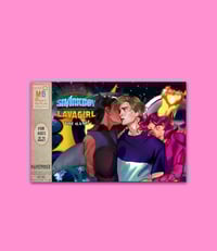 The Romance of SharkGuy & LavaWoman! Art Print