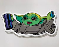 Image 1 of Baby Yoda Sticker