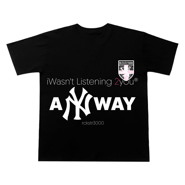 ANYWAY TEE BLACK