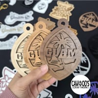 Image 1 of Guam Seal Stacked Ornament 
