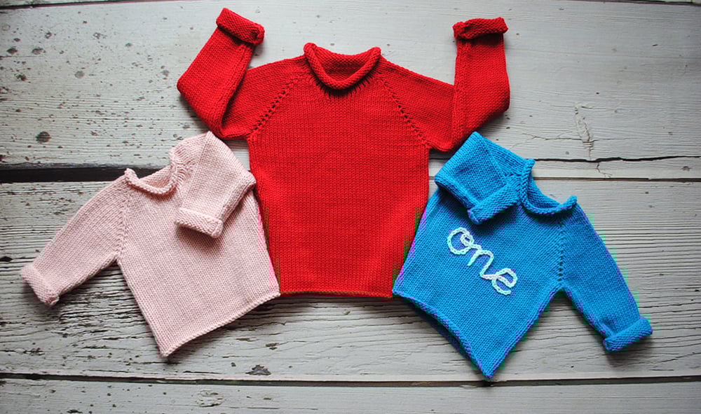 Image of Chunky Knit Baby Sweater