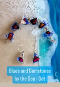 Image of Blues and Gemstones at the Ocean