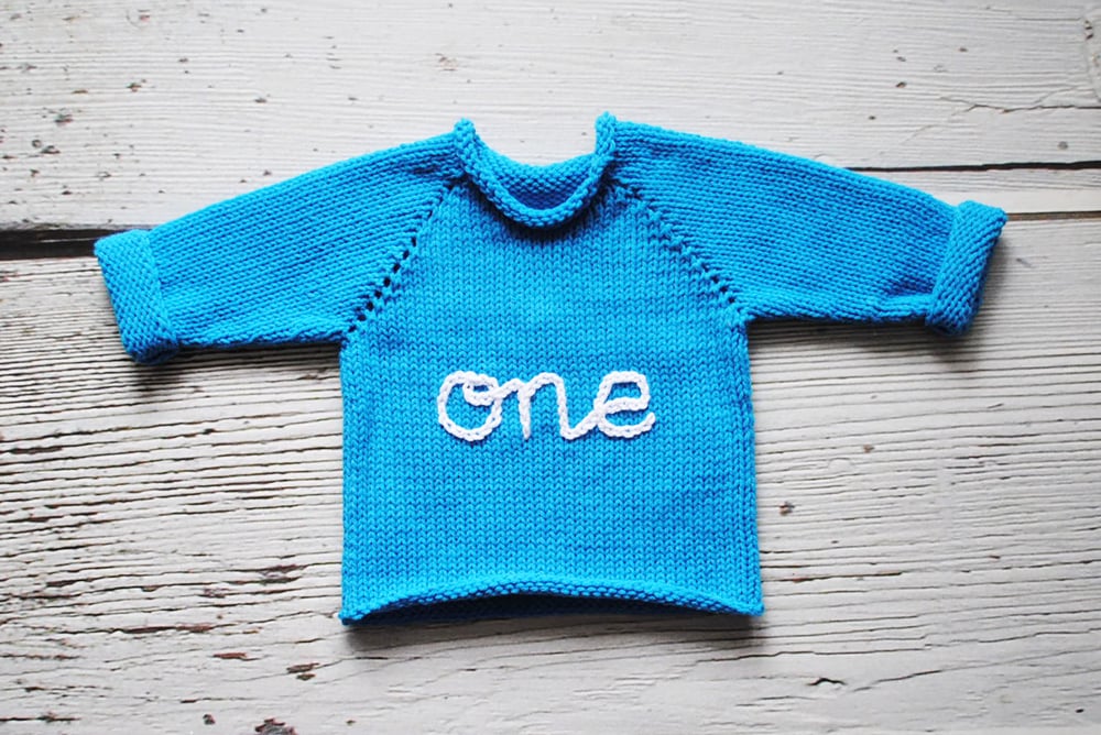 Image of Chunky Knit Baby Sweater