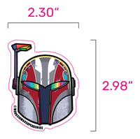 Image 2 of Sabine Wren Helmet Sticker