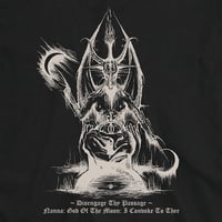 Image 2 of ABSU - DISENGAGE THY PASSAGE - 1992 (VINTAGE WHITE PRINT) BLACK & DARK HEATHER