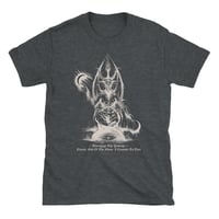 Image 3 of ABSU - DISENGAGE THY PASSAGE - 1992 (VINTAGE WHITE PRINT) BLACK & DARK HEATHER
