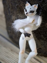 Image 1 of Glam Arctic Fox OOAK Ball Jointed Doll