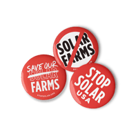 Image 1 of Stop Solar Buttons (Set of 3)