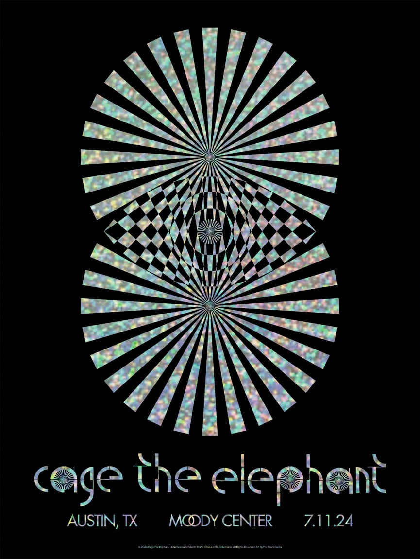 Cage The Elephant / Austin / Foil / 2024