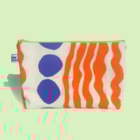 Image 1 of AT THE BEACH POUCH - ORANGE 