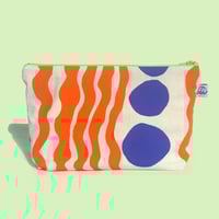 Image 2 of AT THE BEACH POUCH - ORANGE 