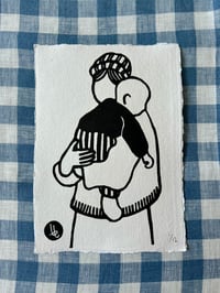 *Limited Edition* A5 ‘Hold’ Lino Print