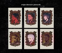 bg3 origin character postcards