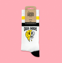 Image 2 of DEAD INSIDE SOCKS (free shipping)