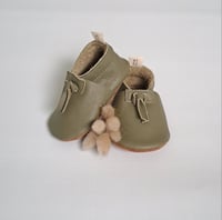Image 2 of Knot Moccasins - Olive