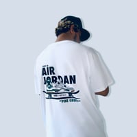 Image 1 of SNEAK.ART.EL x Wolfnoise - Jordan 4 SB “Pine Green” Tee