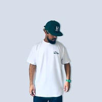 Image 3 of SNEAK.ART.EL x Wolfnoise - Jordan 4 SB “Pine Green” Tee