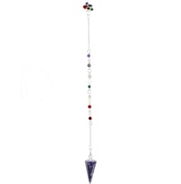 Pendulum Chakra Chain Hexagonal Sodalite