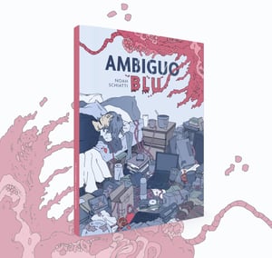 Image of Ambiguo Blu + Stickers - Noah Schiatti 