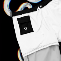 Image 5 of LETHAL SERPENTS Athletic Shorts • NOIR