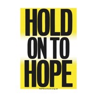 Image 1 of HOLD ON TO HOPE poster