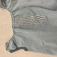 Image 5 of 00s denim style top
