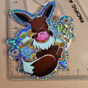 Image of Pastry Fiend Eevee Glitter Sticker