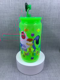 Image 2 of Inside out 16oz Plastic Neon can 