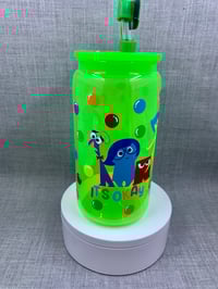 Image 3 of Inside out 16oz Plastic Neon can 