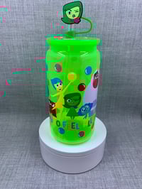 Image 4 of Inside out 16oz Plastic Neon can 